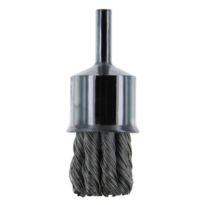 3/4" Knotted Wire End Brush – Carbon Steel – 1/4" Shank – Max 20,000 RPM