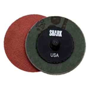2" Resin Fiber Rolock Mini Grinding Disc – 50 Grit – Aluminum Oxide – 25-Pack